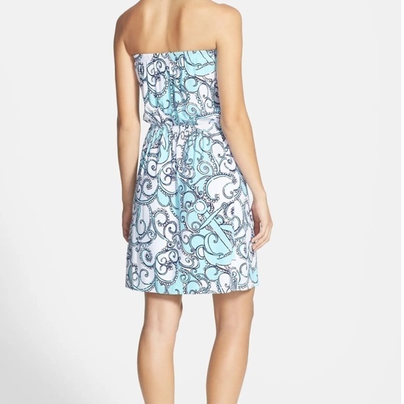 Lilly Pulitzer Atwood' Strapless Print Jersey D58 - Picture 6 of 8